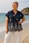 Immagine di PLUS SIZE COTTON TAILORED TOP WITH EMBROIDERY